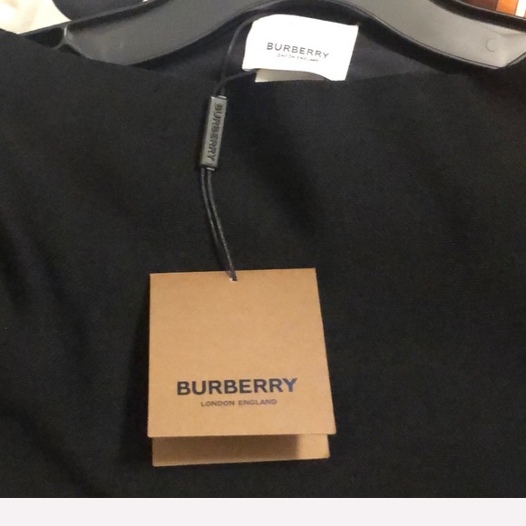 Burberry Black Silk Tux Scarf / Capelet - OS, NWT - Picture 7 of 8